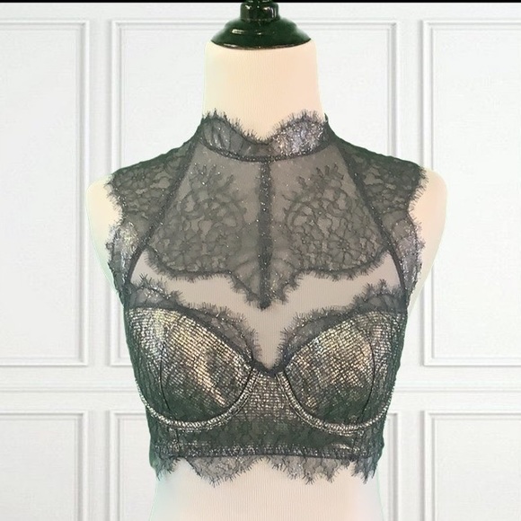 Victoria's Secret Other - Victoria's Secret Dream Angels Lace High Neck Bra